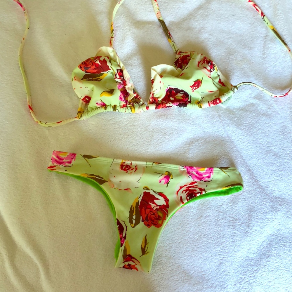 Cute floral bikini